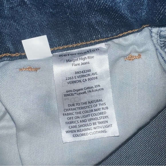 Reformation - Margot High Rise Flare Jeans women’s size 30 - Picture 9 of 12